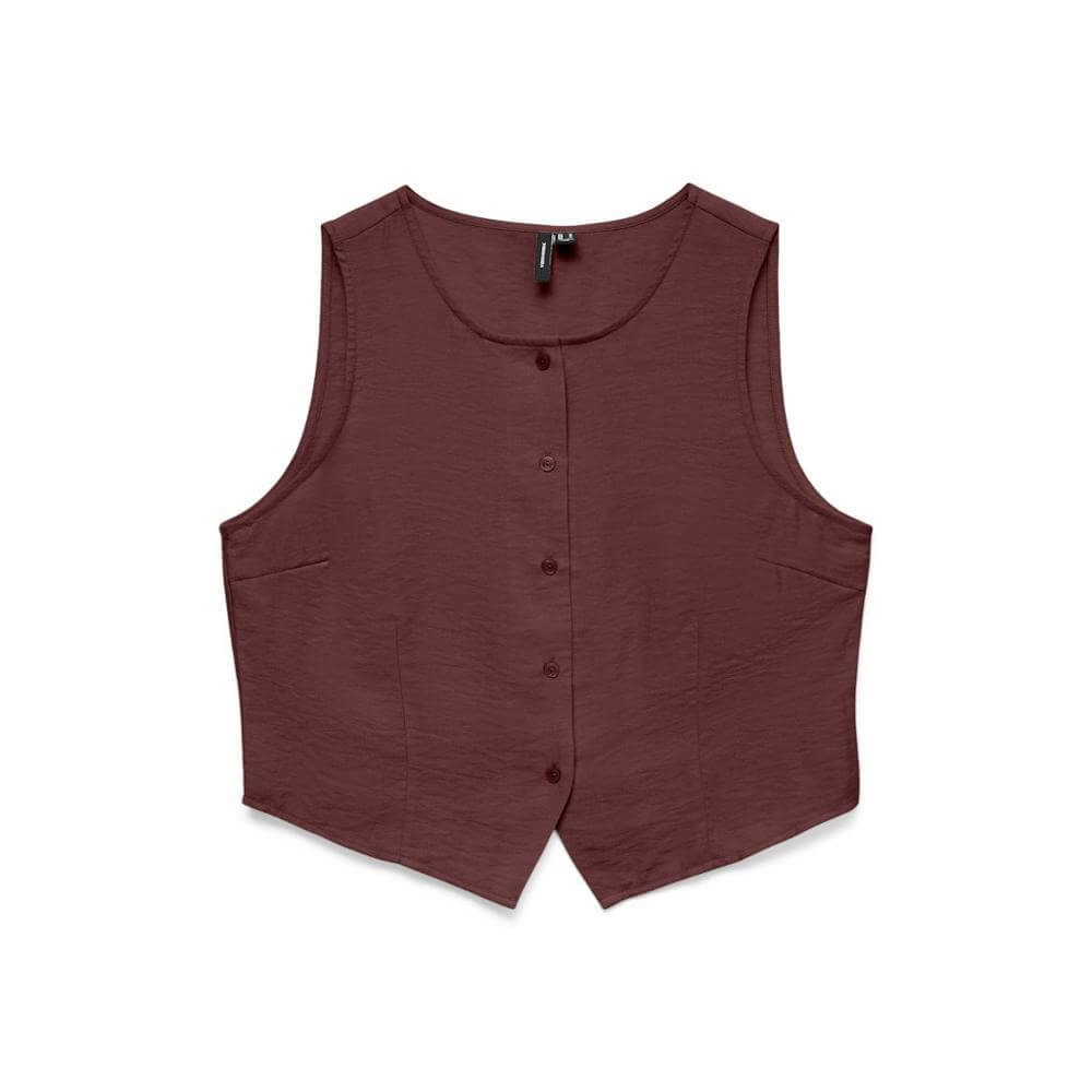 Vero Moda Athena O Neck Waistcoat